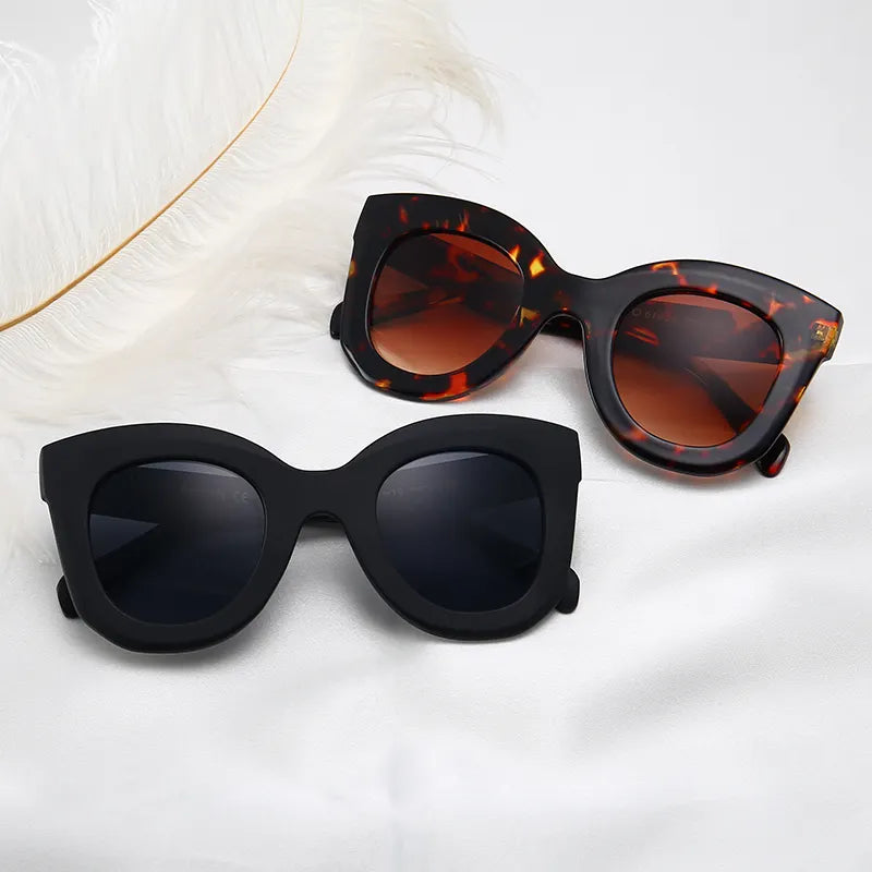 Noir Mystique Cat-Eye Sunglasses