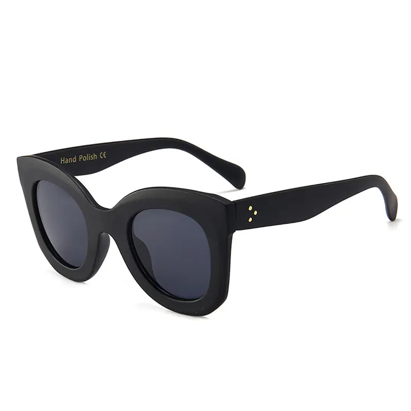 Noir Mystique Cat-Eye Sunglasses